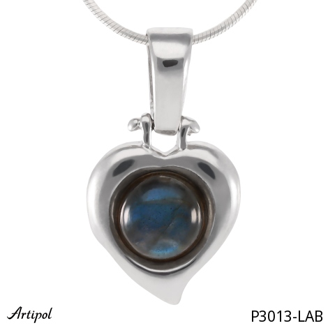 Pendant P3013-LAB with real Labradorite