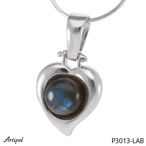 Pendant P3013-LAB with real Labradorite