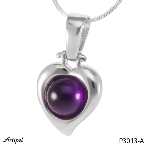 Anhänger P3013-A mit echter Amethyst