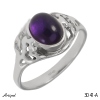 Ring 3041-A with real Amethyst