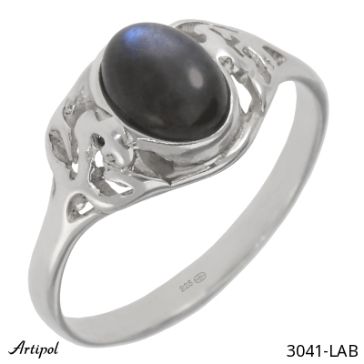 Ring 3041-LAB mit echter Labradorit