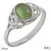 Ring 3041-J mit echter Jade