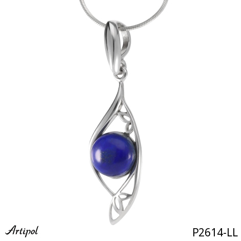 Pendentif P2614-LL en Lapis-lazuli véritable