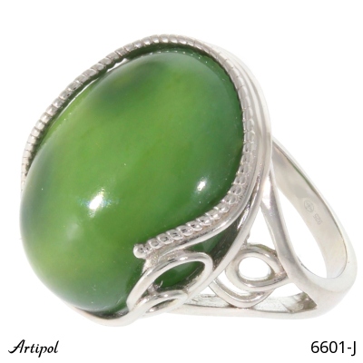 Ring 6601-J with real Jade