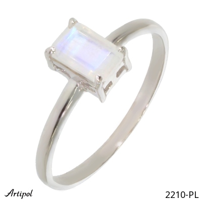 Ring 2210-PL with real Moonstone