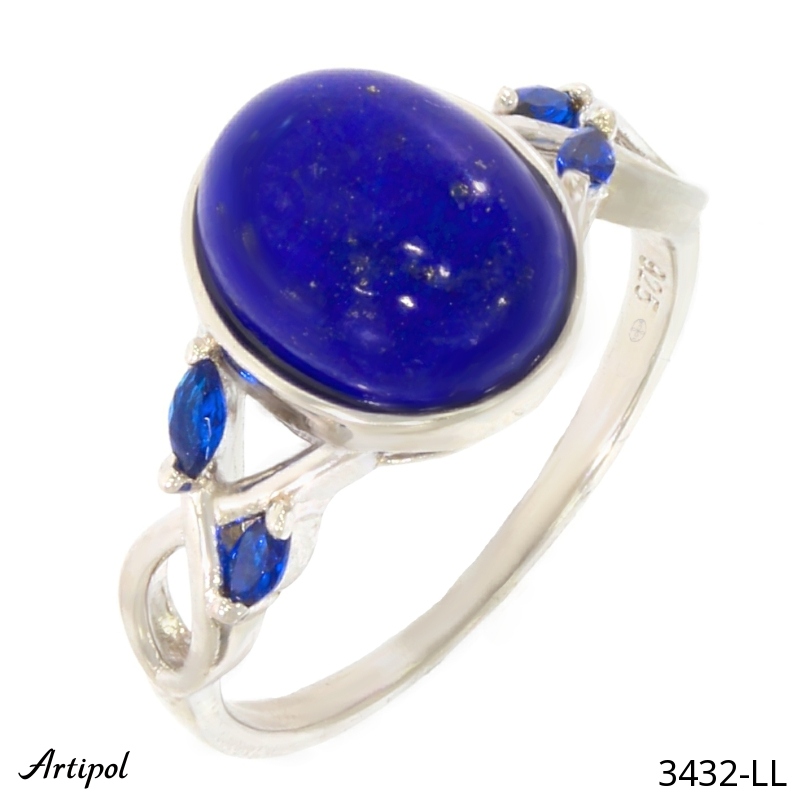Bague 3432-LL en Lapis-lazuli véritable