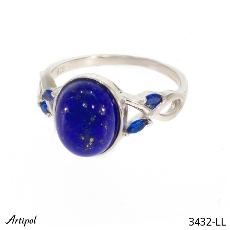 Ring 3432-LL mit echter Lapis Lazuli
