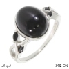 Ring 3432-ON with real Black Onyx
