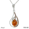 Pendant P3018-B with real Amber