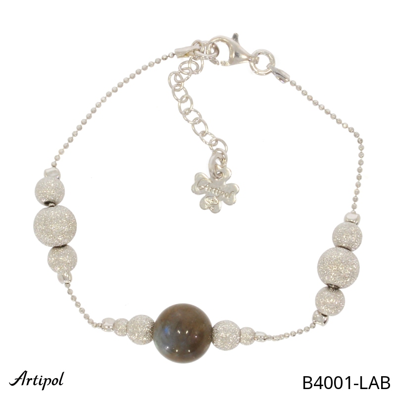 Bracelet B4001-LAB en Labradorite véritable