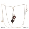 Collier C6001-G en Grenat véritable