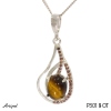 Pendant P3018-OT with real Tiger's eye