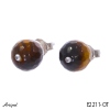 Earrings E2211-OT with real Tiger’s Eye