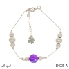 Armreif B4001-A mit echter Amethyst