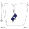 Naszyjnik C6001-LL z Lapisem lazuli