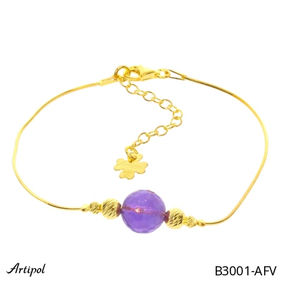 Bransoletka B3001-AFV z Ametystem