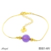 Armreif B3001-AFV mit echter Amethyst
