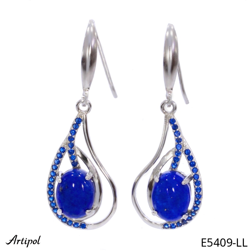Ohrringe E5409-LL mit echter Lapis Lazuli