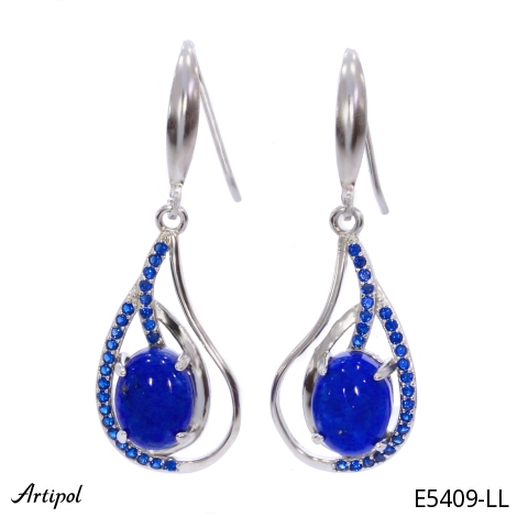 Ohrringe E5409-LL mit echter Lapis Lazuli