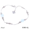 Bracelet B3803-AQ with real Aquamarine