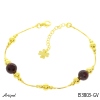 Bracelet B3803-GV with real Garnet