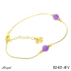 Bracelet B2401-AFV with real Amethyst