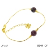 Armreif B2401-GV mit echter Granat