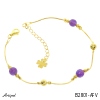Bracelet B2801-AFV with real Amethyst