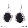 Ohrringe E8201-ON mit echter Schwarzem Onyx