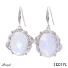 Boucles d'oreilles E8201-PL en Pierre de lune véritable