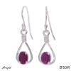 Boucles d'oreilles EF50-R en Rubis véritable