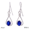 Earrings EF50-S with real Sapphire