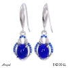 Kolczyki E4209-LL z Lapisem lazuli