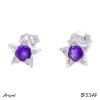Boucles d'oreilles EF33-AF en Améthyste véritable