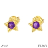 Boucles d'oreilles EF33-AFV en Améthyste véritable