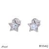 Boucles d'oreilles EF33-AQ en Aigue-marine véritable