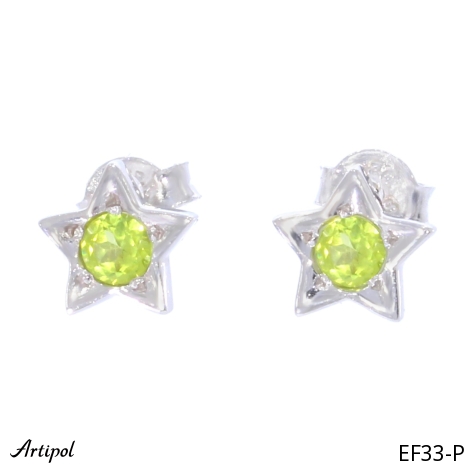 Ohrringe EF33-P mit echter Peridot