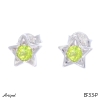 Earrings EF33-P with real Peridot
