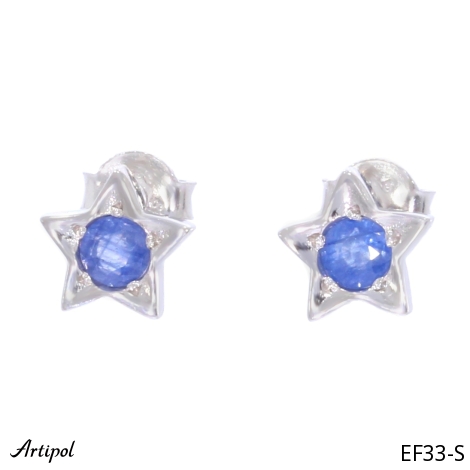 Earrings EF33-S with real Sapphire