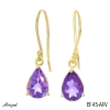 Earrings EF45-AFV with real Amethyst
