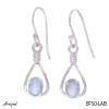 Boucles d'oreilles EF50-LAB en Labradorite véritable