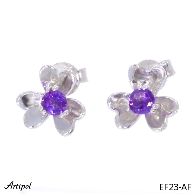 Ohrringe EF23-AF mit echter Amethyst