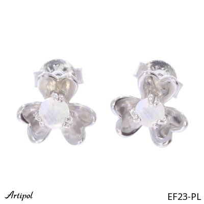 Boucles d'oreilles EF23-PL en Pierre de lune véritable