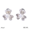 Earrings EF23-PL with real Moonstone