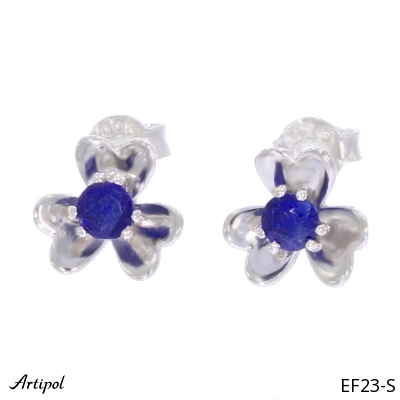 Earrings EF23-S with real Sapphire