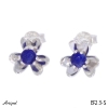 Earrings EF23-S with real Sapphire