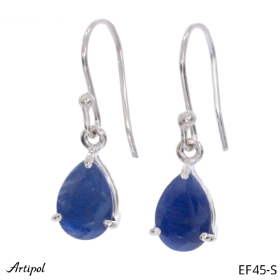 Earrings EF45-S with real Sapphire