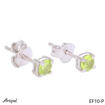 Boucles d'oreilles EF10-P en Péridot véritable