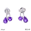Earrings EF22-AF with real Amethyst