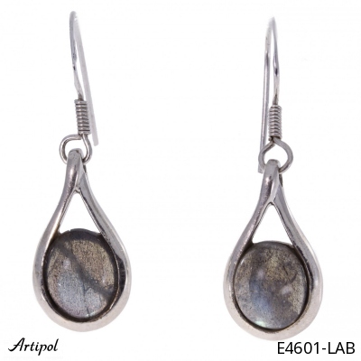Boucles d'oreilles E4601-LAB en Labradorite véritable